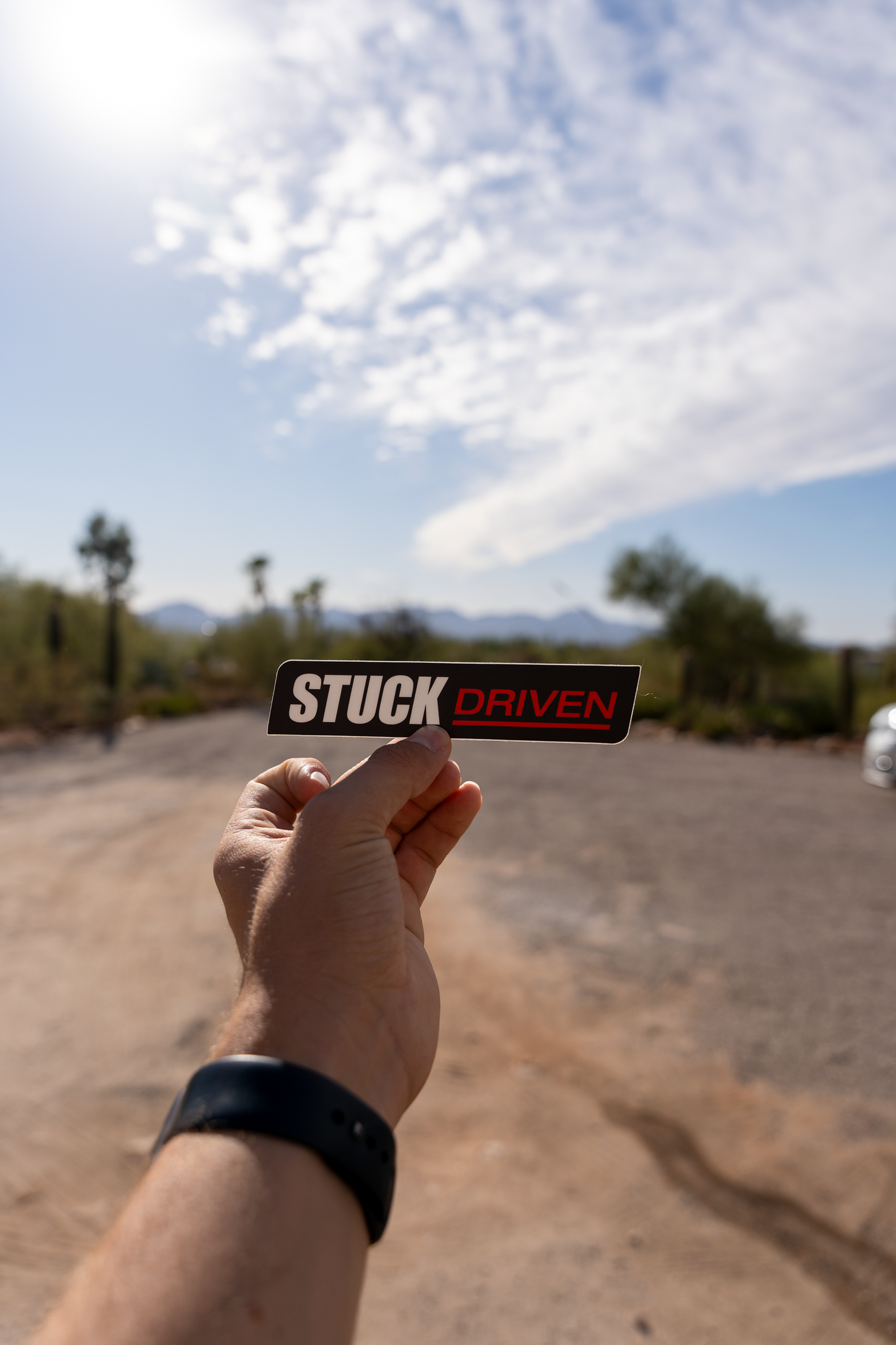 Stuck Driven Box Logo Vinyl Sticker